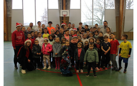 Entrainement et goûter de Noël